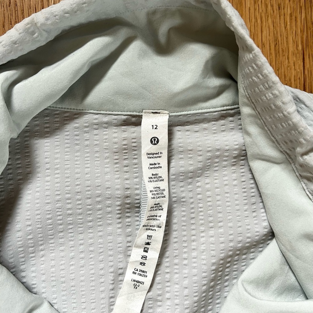 Lululemon Pack Light Pullover Packable Ocean Air … - image 6